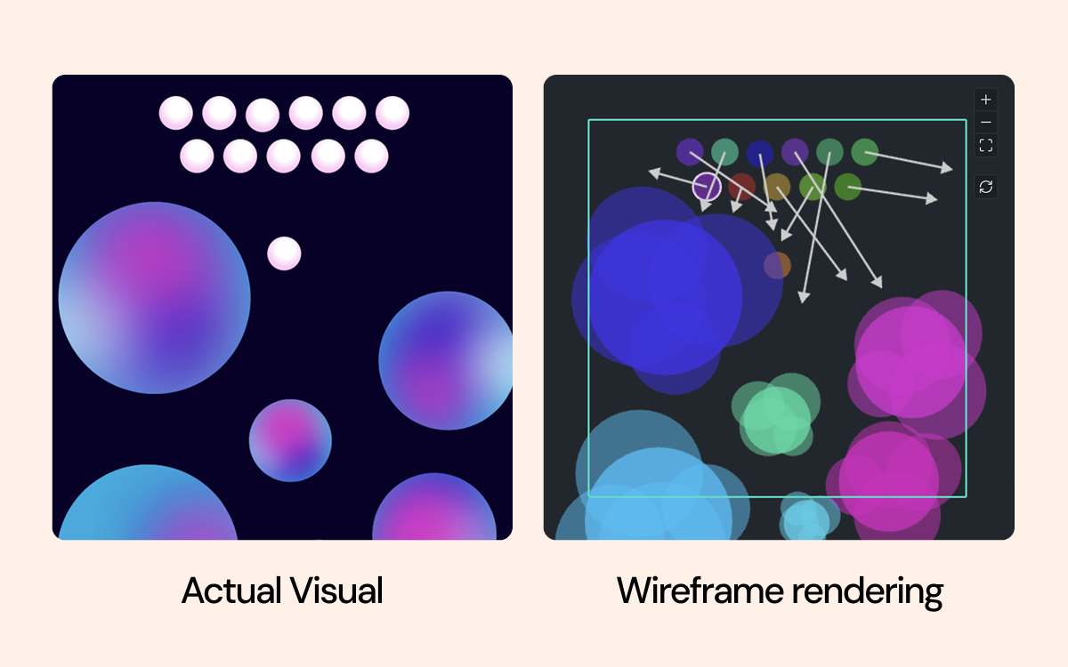 Actual vs Wireframe