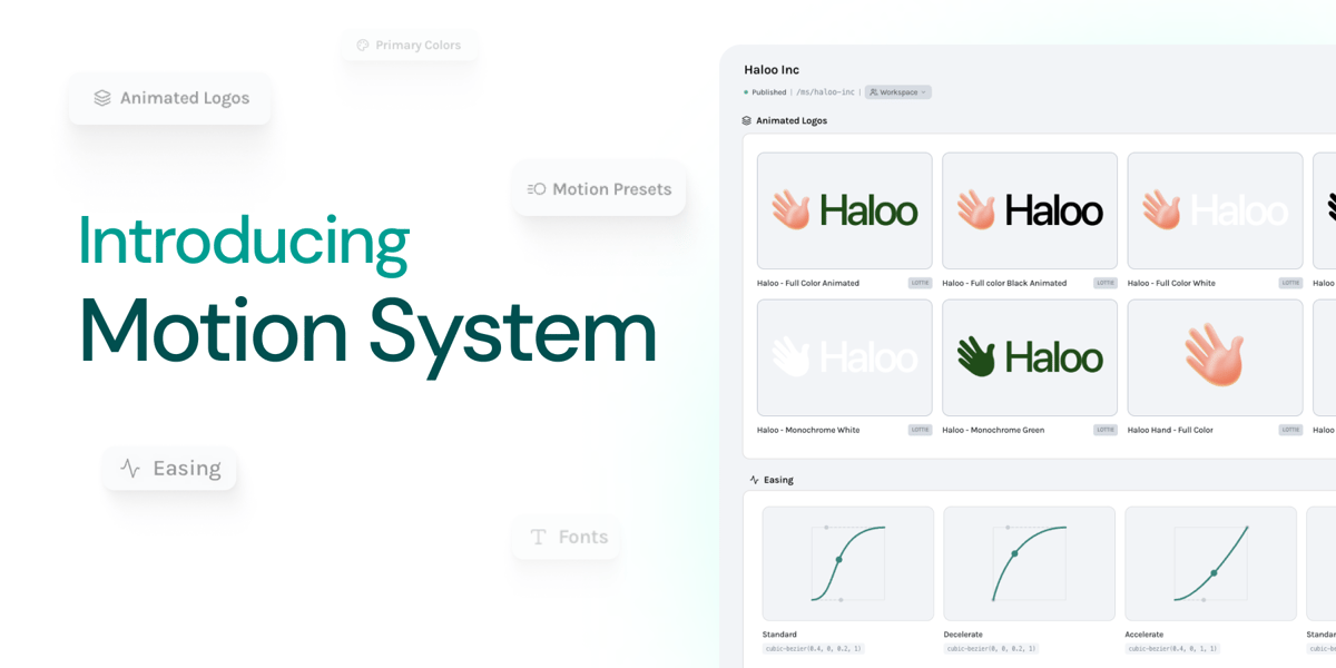 Introducing Motion System: One Workflow for Animation That Actually Ships