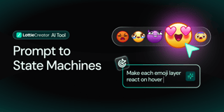Prompt to State Machines: AI for Interactive Animations