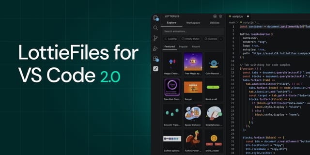 Lottiefiles for VS Code Plugin Just Got a Huge Refactor